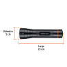 Linterna de aluminio LED Cree 500 lm con 2 pilas D, Truper