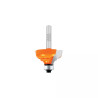 Broca para router, clásica, 1-3/8" con balero, Truper