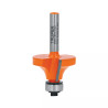 Broca para router, redondeado, 1-1/4" con balero, Truper