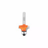 Broca para router, redondeado, 1" con balero, Truper