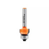 Broca para router, redondeado, 5/8" con balero, Truper