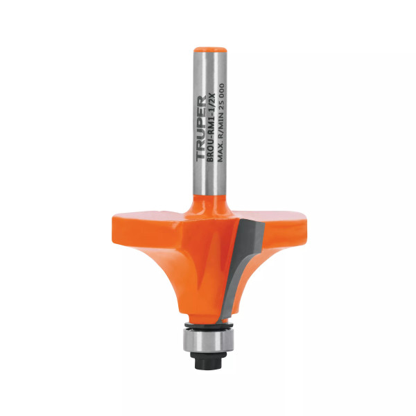 Broca para router, redondeado con moldura, 1-1/2" con balero