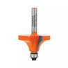 Broca para router, redondeado con moldura, 1-1/2" con balero