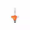 Broca para router, redondeado con moldura, 1-1/4" con balero