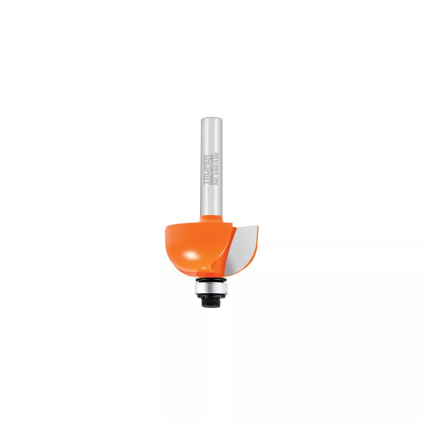 Broca para router, bocel cuarto, 1-1/8" con balero, Truper