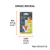 Broca para router, chaflán, 1-1/4" con balero, Truper