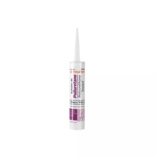 Sellador de poliuretano de 280 ml, blanco, Truper