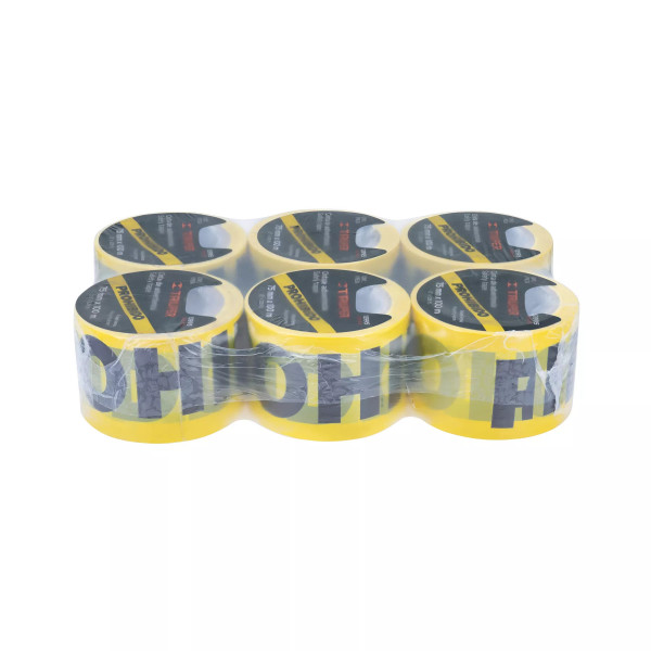 Rollo de 100 m de cinta delimitadora "Prohibido", Truper