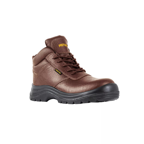 Bota de seguridad café, No.29, casquillo de poliamida, PRETUL