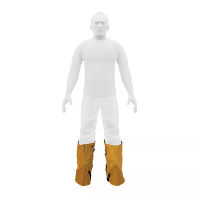 Protección para soldar, polainas de carnaza, Truper