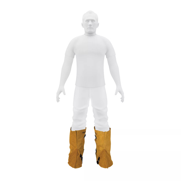 Protección para soldar, polainas de carnaza, Truper