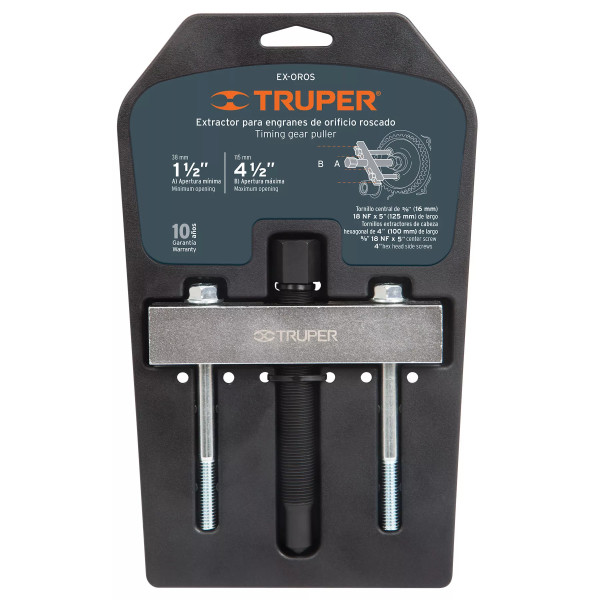 Extractor Para Engranes Y Orificios Roscados, Truper | Herramientas Manuales