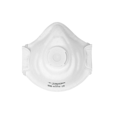 Respirador N95 con válvula para polvos y partículas, Truper