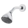 Regadera redonda 3-1/4", ABS,c/brazo y chapetón, cromo, AERO