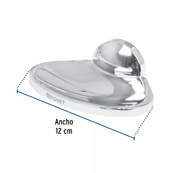 Jabonera metálica, FOSET AQUA