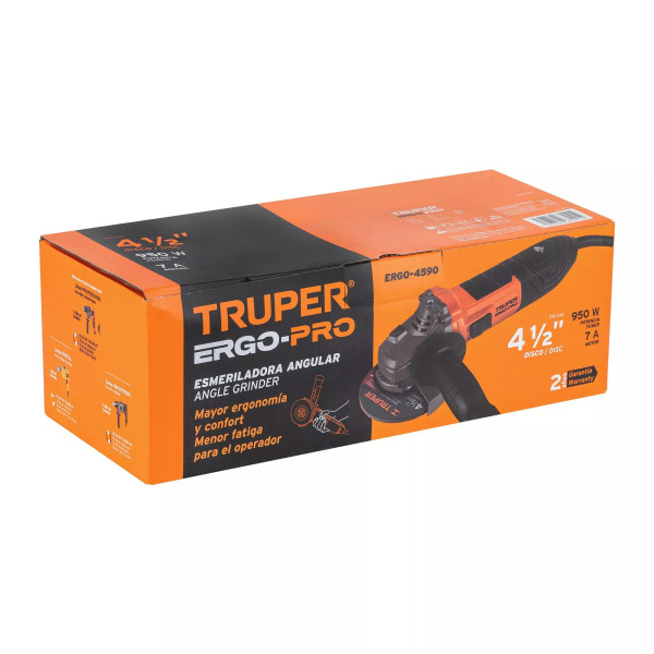 Pulidora Esmeriladora Angular 4-1/2' 950 W, Ergo-Pro | Pulidoras / Esmeriles
