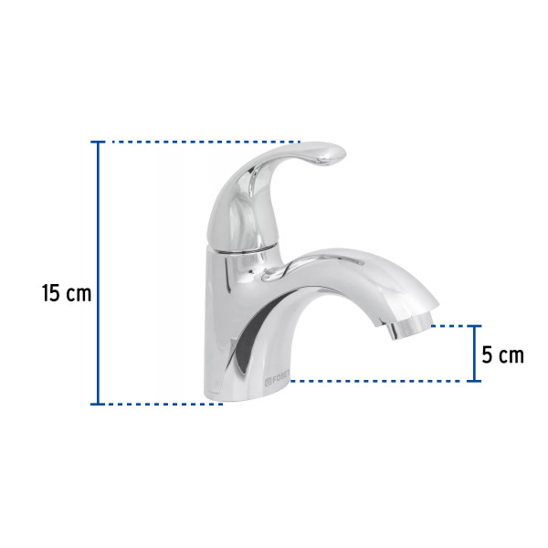 Monomando corto para lavabo, FOSET AERO