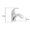 Monomando corto para lavabo, FOSET AERO