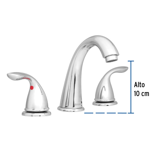 Mezcladora para lavabo con taladros separados, FOSET AERO
