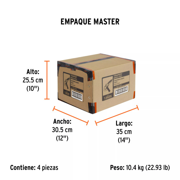 Pulidora Esmeriladora Angular 4-1/2' 950 W, Ergo-Pro | Pulidoras / Esmeriles