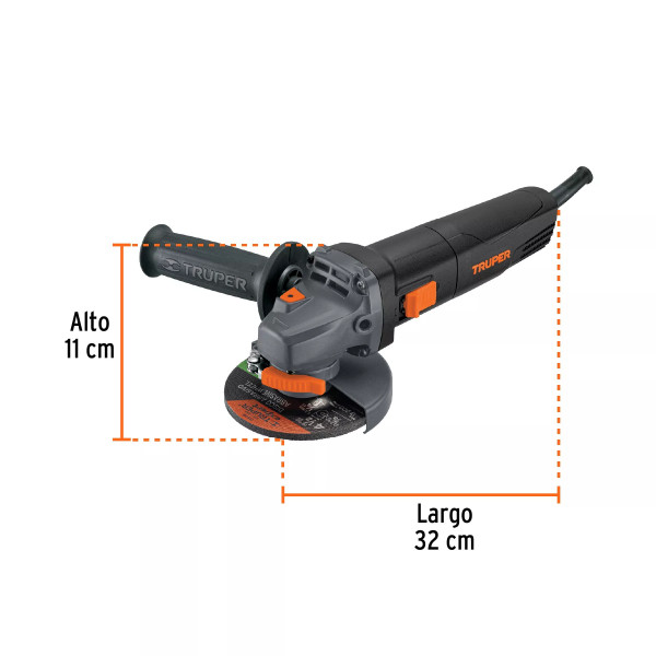 Pulidora Esmeriladora Angular 4-1/2' 850 W, Industrial | Pulidoras / Esmeriles