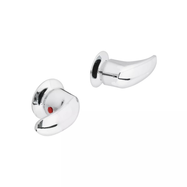 Juego de manerales de palanca para regadera, cromo, AQUA