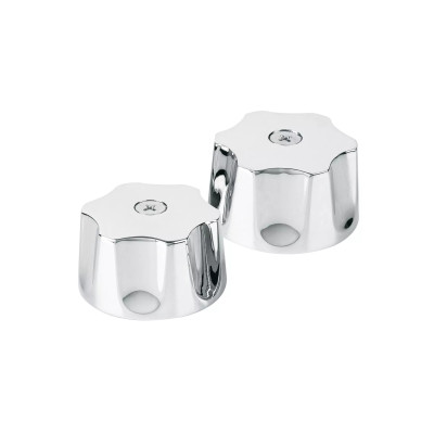 Juego de manerales hexagonales p/lavfregadero, cromo, AQUA