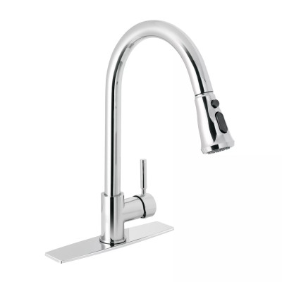 Monomando para fregadero, cuello extraible, cromo, TÚBIG