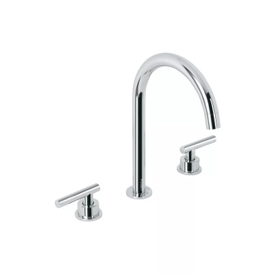 Mezcladora p/lavabo,taladros separados,palanca,cromo TÚBI