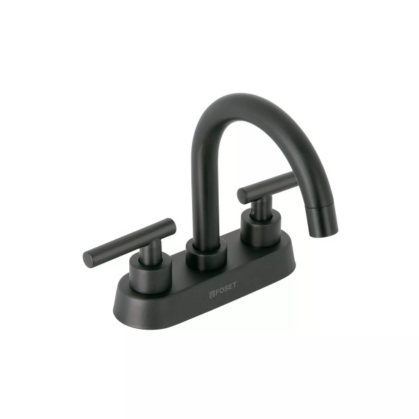 Mezcladora p/lavabo,bar,manerales palanca,negro mate TÚBIG