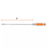 Desarmador Plano 1/4 X 9' Barra Cuadrada Mango Acetato | Desarmadores, atornilladores y similares