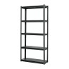 Estante metálico 5 repisas capacidad 80 Kg,180x30x85, TRUPER