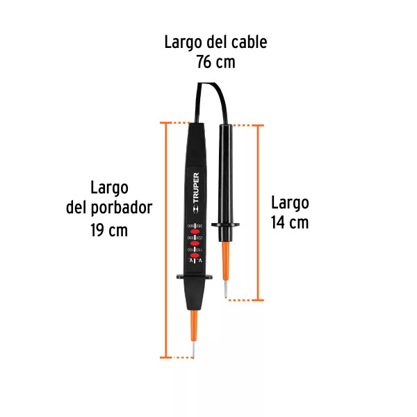 Probador De Tensión C.A. / C.C., Truper | Ferreterias Ferretodo Guatemala
