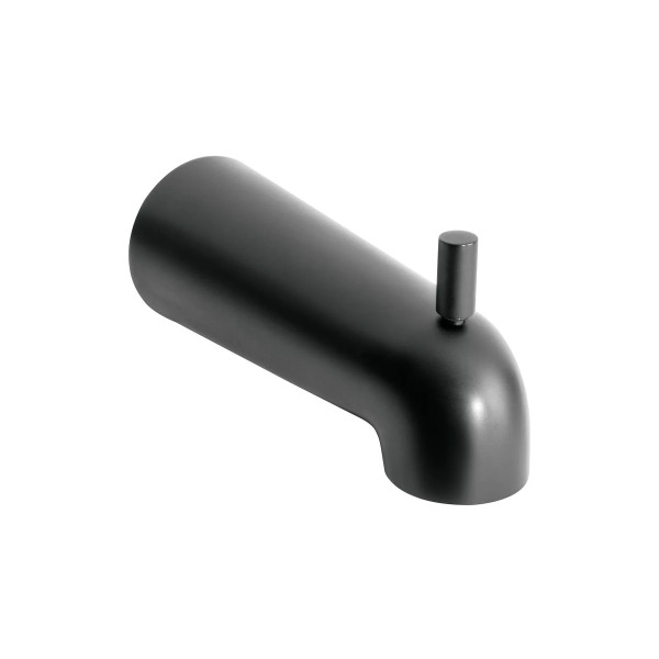 Salida de tina con desviador, negro, FOSET TÚBIG