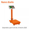 Báscula electrónica de plataforma p/mostrador, 80 kg, Truper