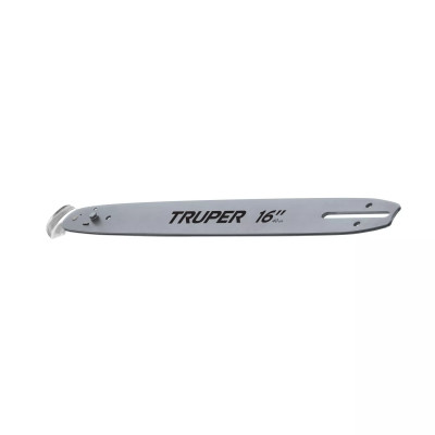Barra de repuesto 16" p/motosierra a gasolina 38cc, TRUPER