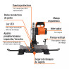 Sierra de inglete 10", 1900W compuesta, TRUPER