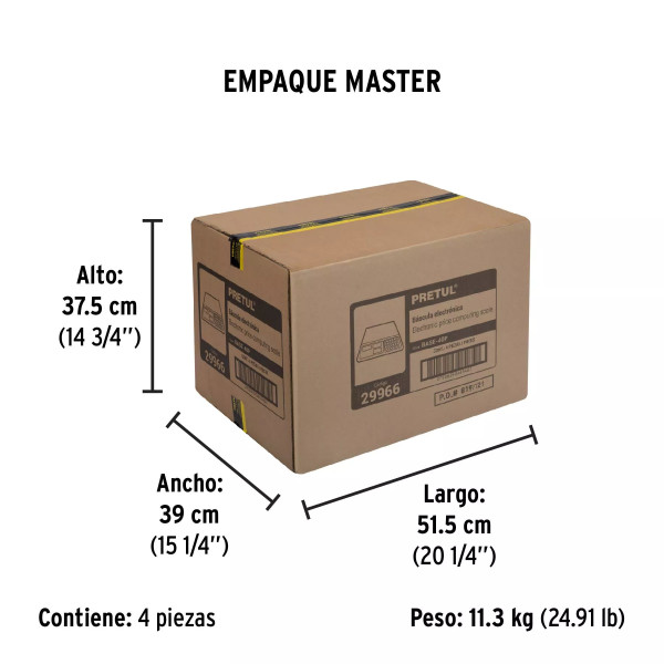 Báscula Electrónica Multifunciones 40 Kg, Pretul | Básculas, Pesas y Similares