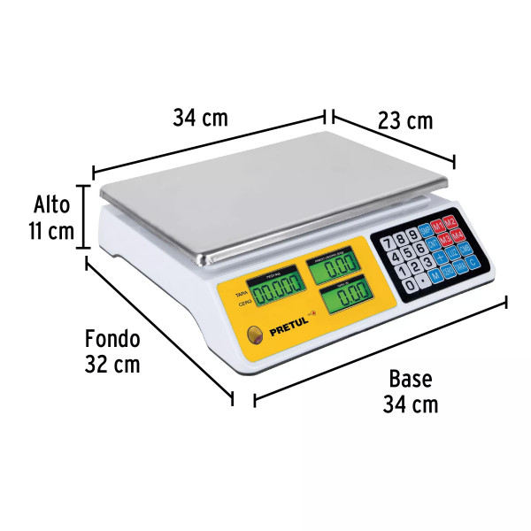 Báscula Electrónica Multifunciones 40 Kg, Pretul | Básculas, Pesas y Similares