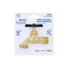 Llave p/manguera, de zamac 110gr, 1/2", blíster, BASIC