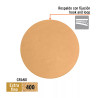 Paquete con 5 discos de lija 5" grano 400, ciegos, TRUPER