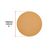 Paquete c/5 discos de lija 6" grano 120, ciegos