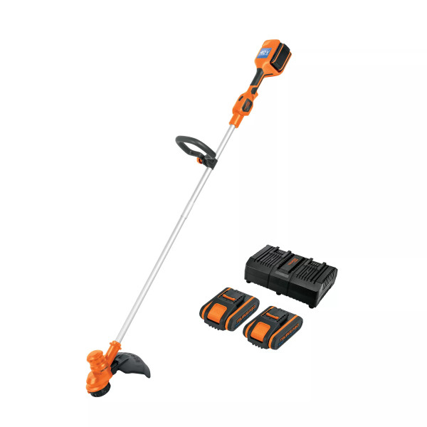 ‣ Desbrozadora 40V 2 baterías 2Ah, cargador dual | Truper