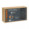 Estante metálico 8 repisas capacidad 80 Kg,180x45x85, TRUPER