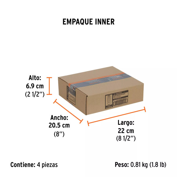 Cepillo escofina para muros de yeso, 6", Truper
