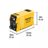 Mini soldadora inversora 100A, 127V, Serie 300, PRETUL