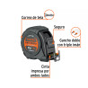 Flexómetro contra impactos 10 m, Cinta Negra 32 mm, Truper