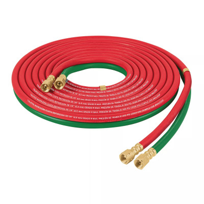 Manguera cuata reforzada de 6 m para oxiacetileno, TRUPER