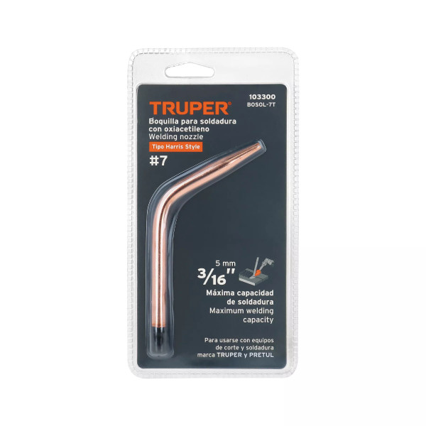 Boquilla No.7 para soldar con acetileno, TRUPER