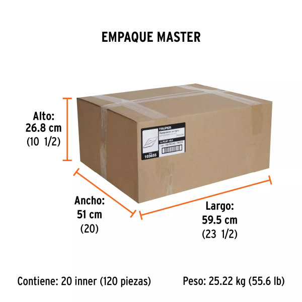 Plastiprotector 7.5 x 2 m, uso ligero, Truper